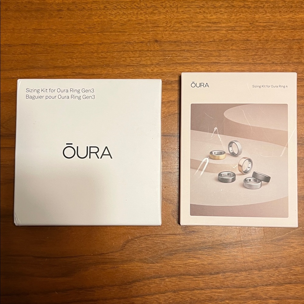 Oura Ring Gen3 and Gen4 sizing kits